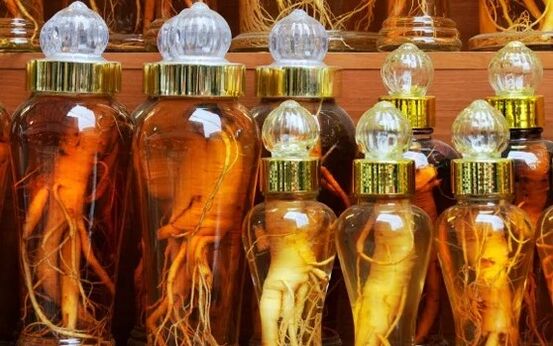 Tintura di alcol dal ginseng
