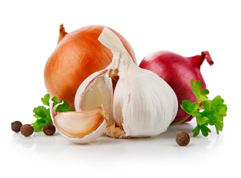 Aglio e cipolle per aumentare l'efficacia